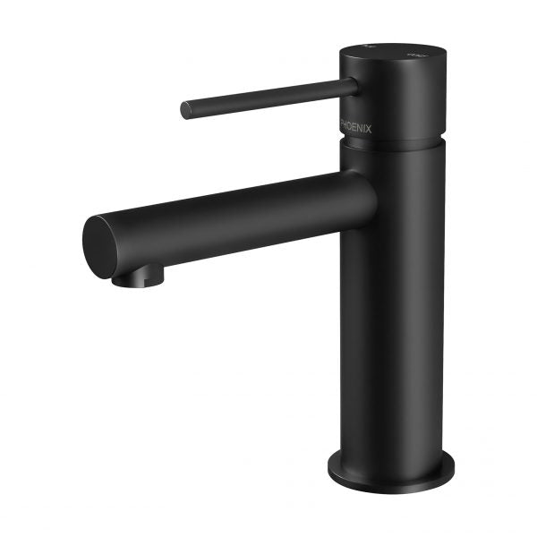 Phoenix Vivid Slimline Basin Mixer Matte Black