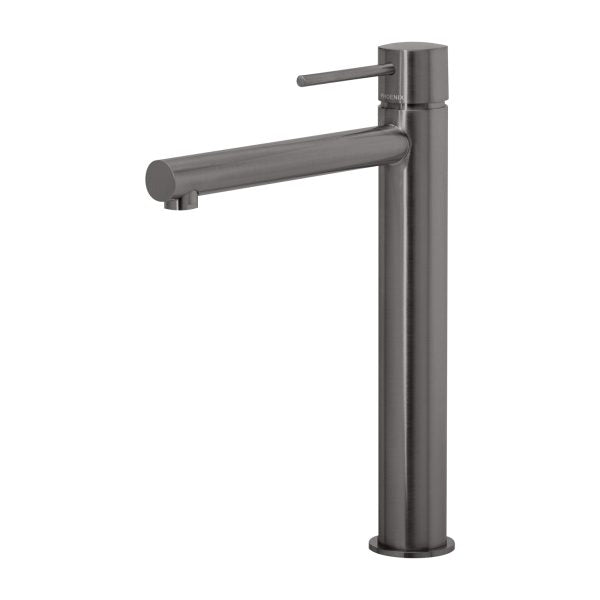 Phoenix Vivid Slimline Vessel Mixer Brushed Carbon