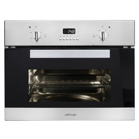 Artusi 60cm Compact Combi Steam Oven Stainless Steel