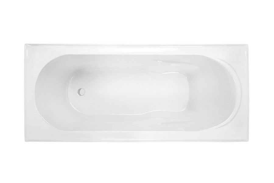 Decina Adatto 1650 Inset Bath - White