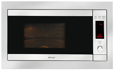 Artusi 31L Microwave with Trimkit Attached Stainless Steel