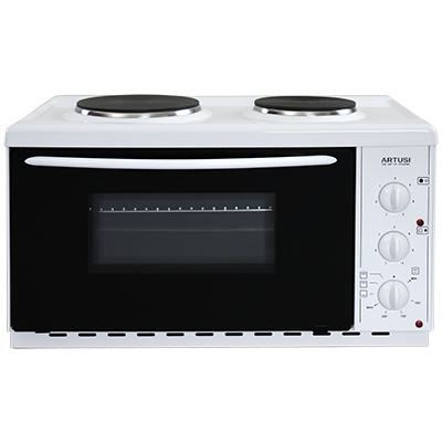 Artusi Portable Electric Oven Plus 2 Solid Hot Plates