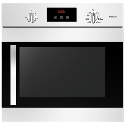 Artusi 60cm 9 Function Side Opening Built In Oven Stainless Steel