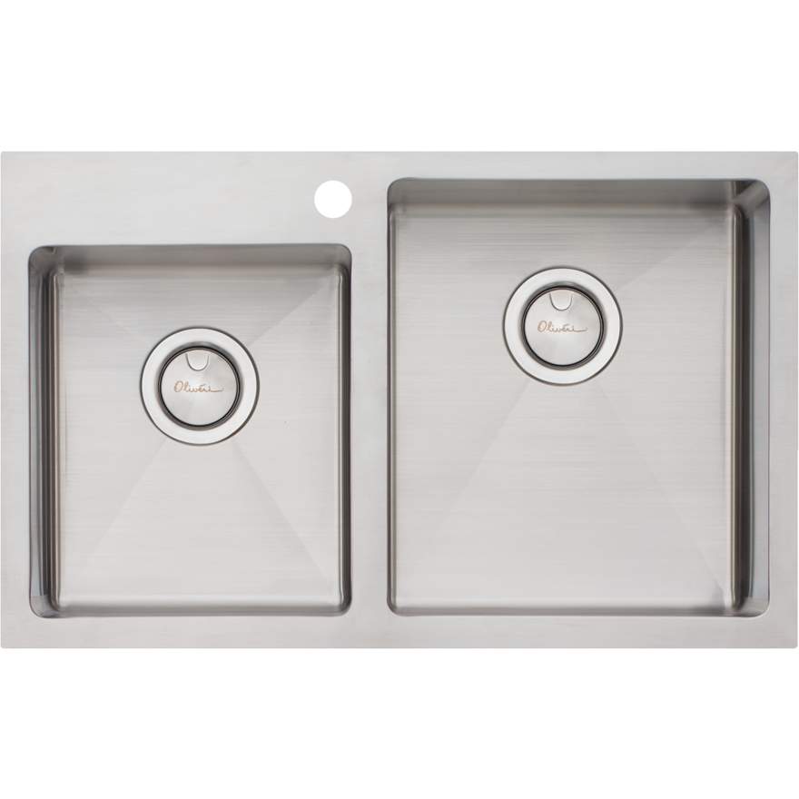 Oliveri Apollo AP1416 Sink 1&3/4 Offset Bowl Only Right Hand