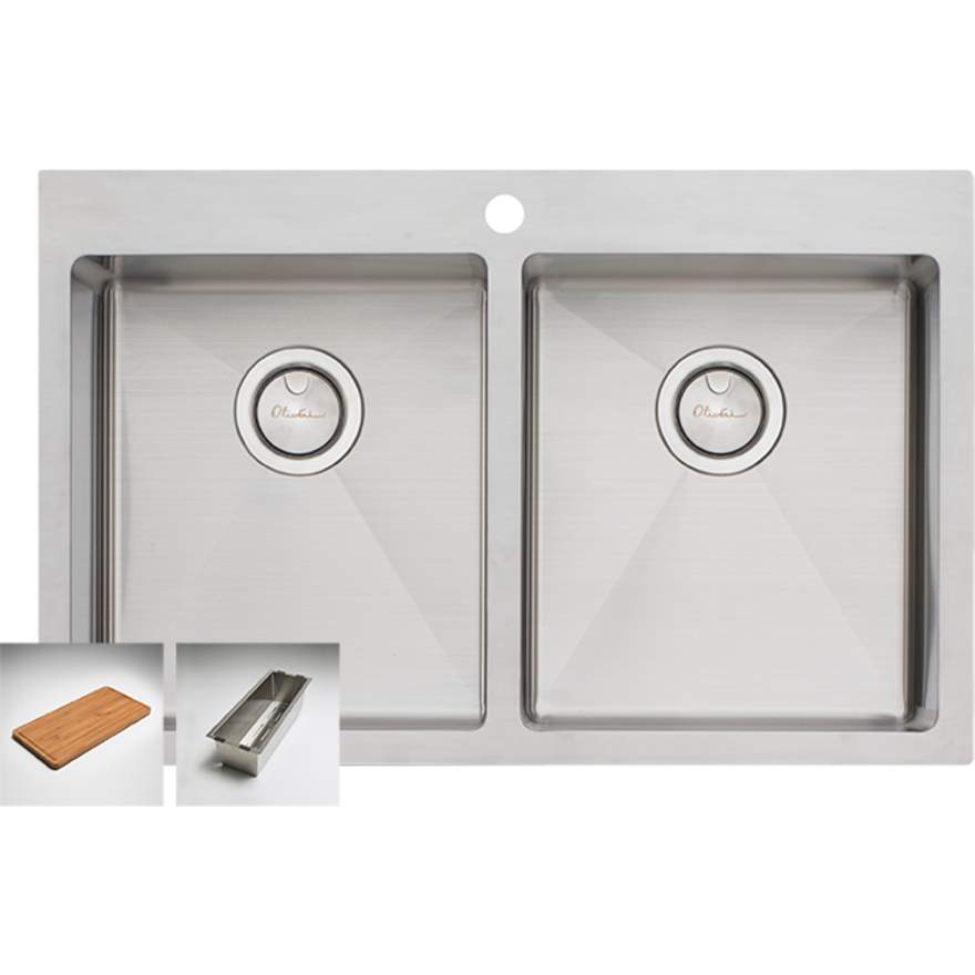 Oliveri Apollo AP1464 Sink Double Bowl Inset