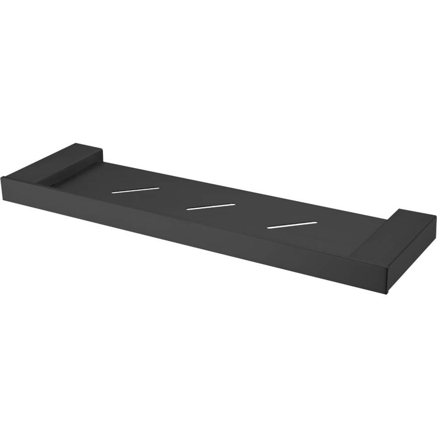 Oliveri Athens Metal Shelf 420mm Matt Black