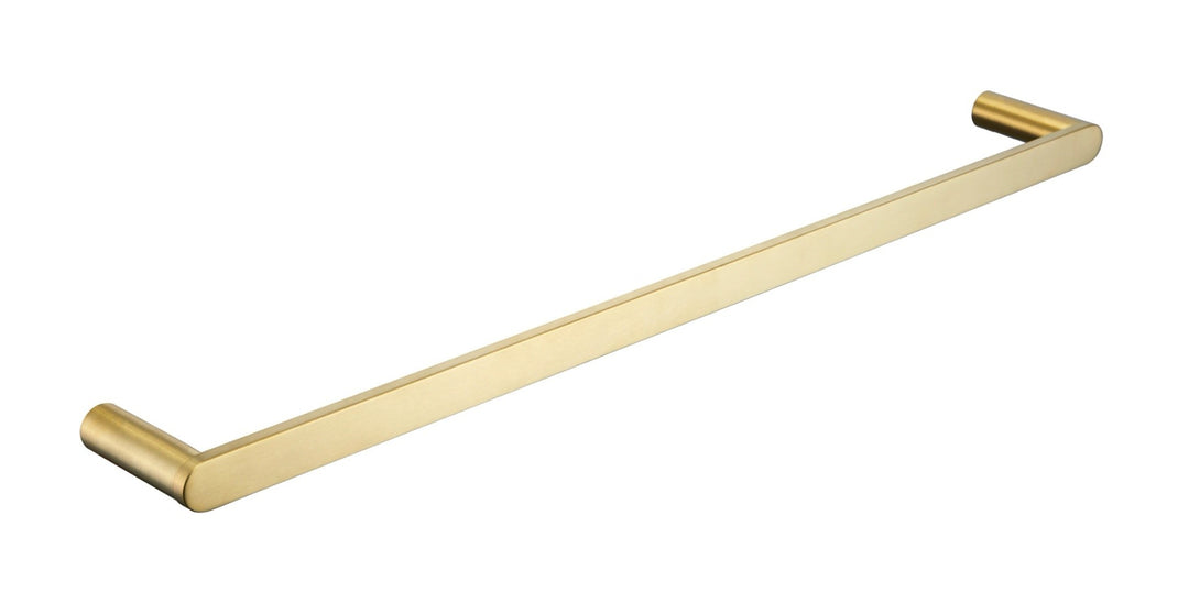 Bad Und Kuche SS Rund Single Towel Rail 600mm Brushed Gold