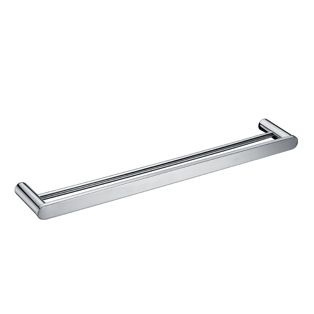 Bad Und Kuche SS Rund Double Towel Rail 600mm Chrome