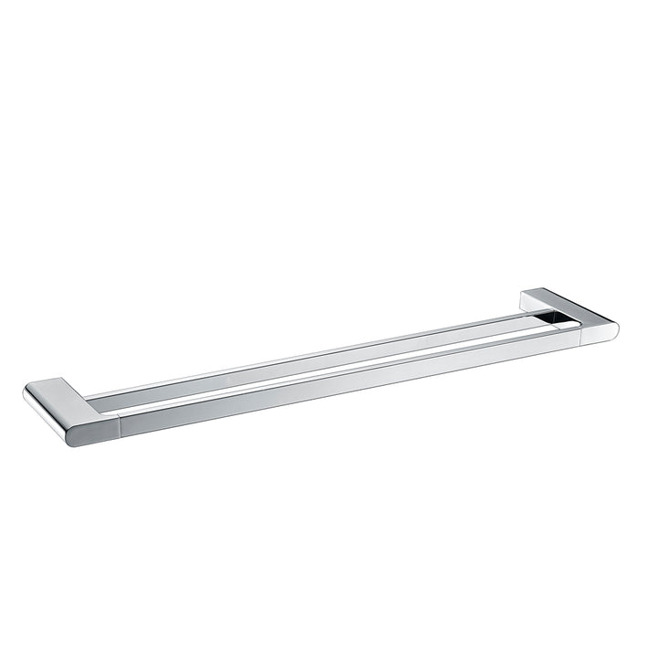 Bad Und Kuche Kompakt Rund Double Towel Rail 800mm