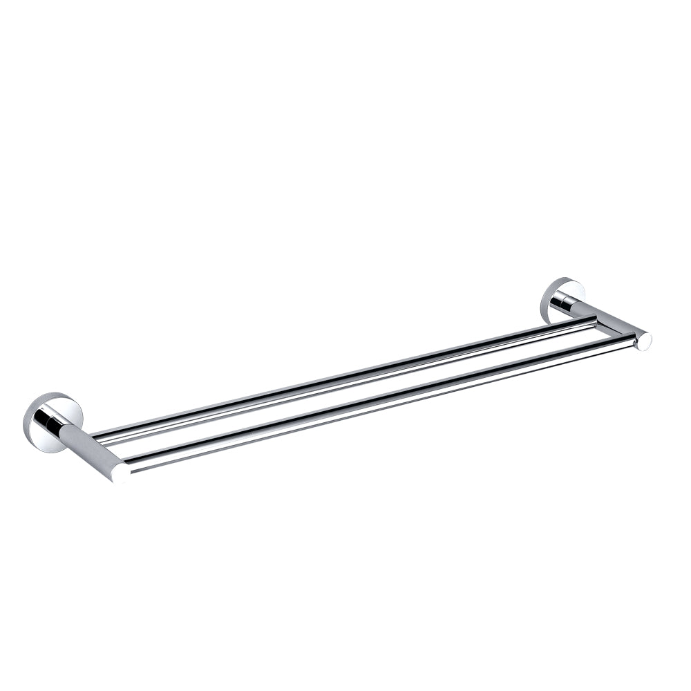 Bad Und Kuche Rund Double Towel Rail 750mm Chrome