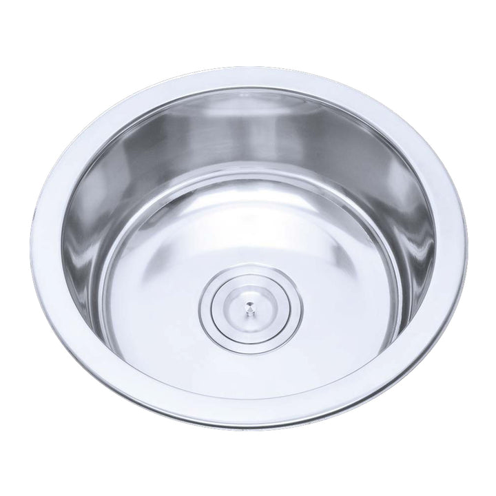 Bad Und Kuche Traditionell Round Bowl Sink Stainless Steel