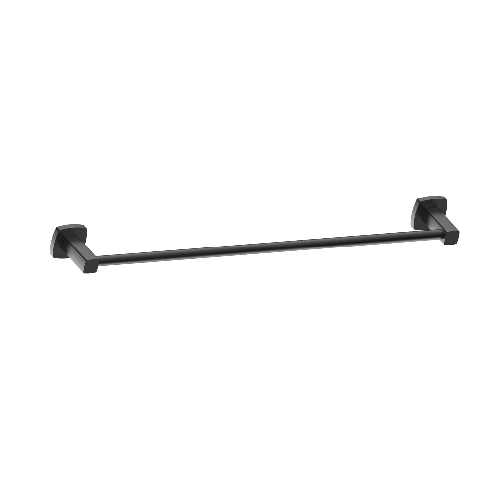 Bad Und Kuche Luxus Single Towel Rail 800mm Matt Black