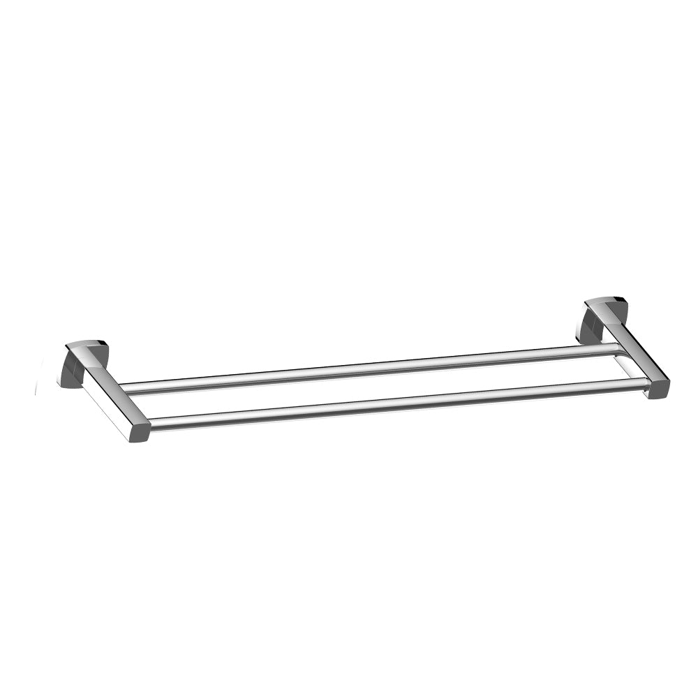 Bad Und Kuche Luxus Double Towel Rail 600mm Chrome