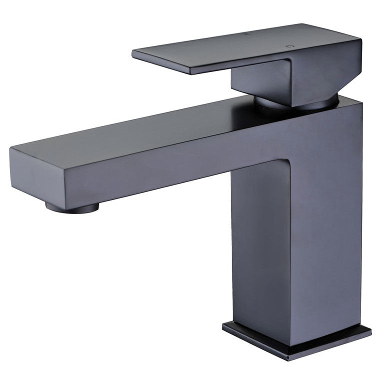 Bad Und Kuche Eckig Basin Mixer Matt Black