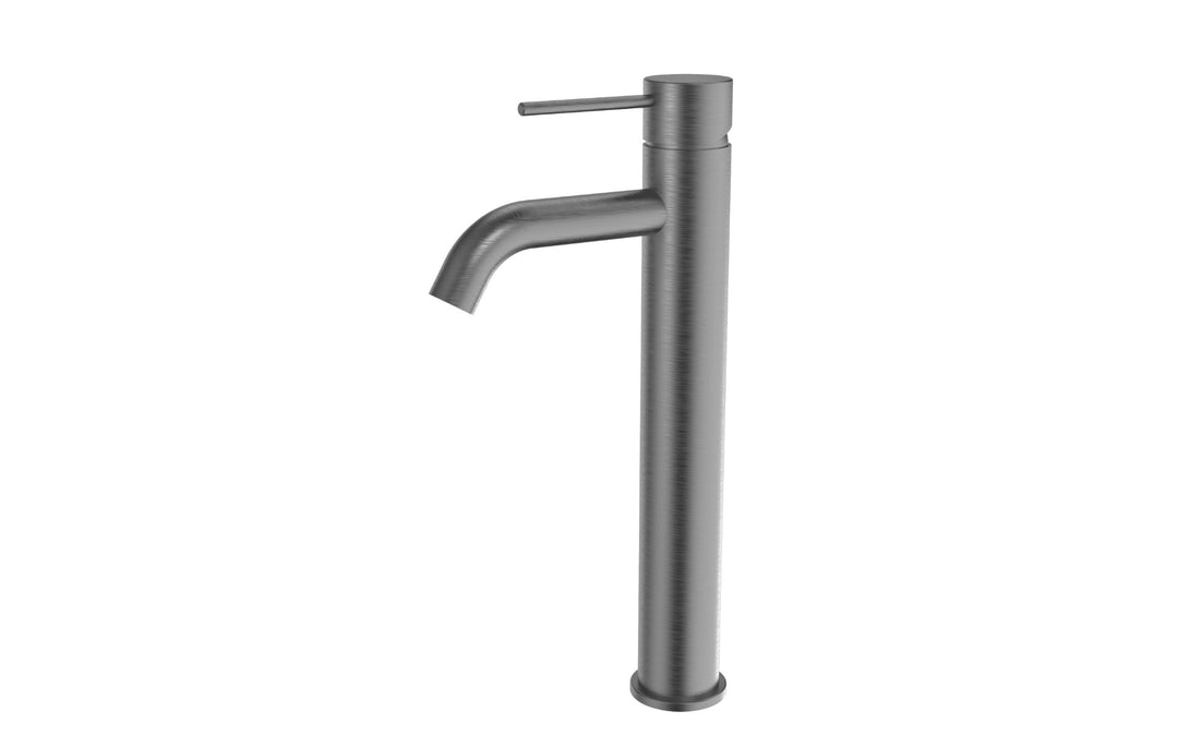 Bad Und Kuche Morgan Rund Tower Basin Mixer Brushed Nickel