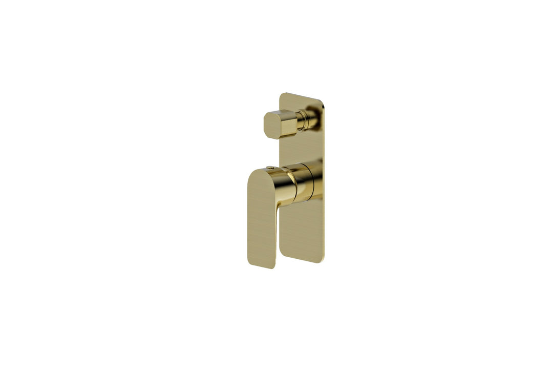 Bad Und Kuche Luxus Shower Diverter Mixer Brushed Gold