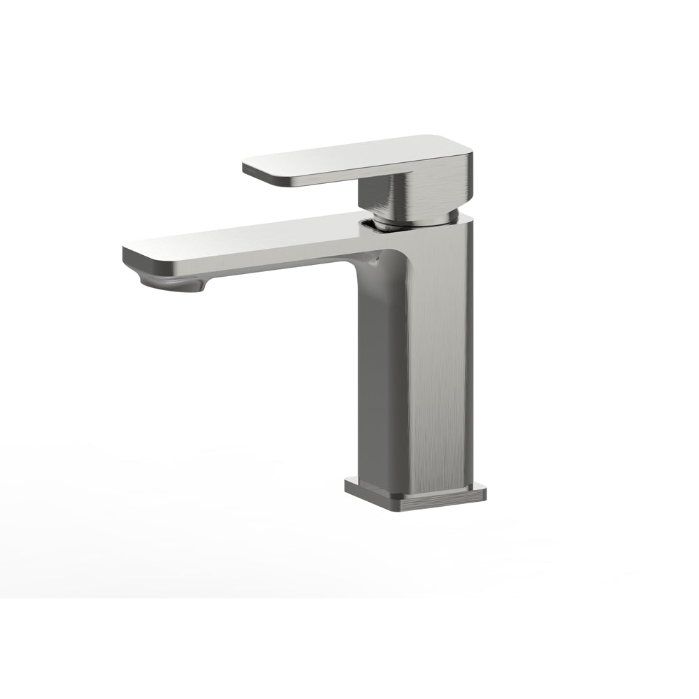 Bad Und Kuche Kasten Basin Mixer Brushed Nickel