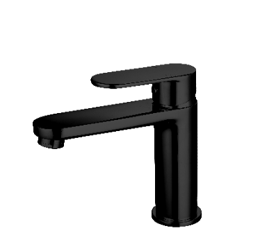 Bad Und Kuche Oval Basin Mixer Matt Black