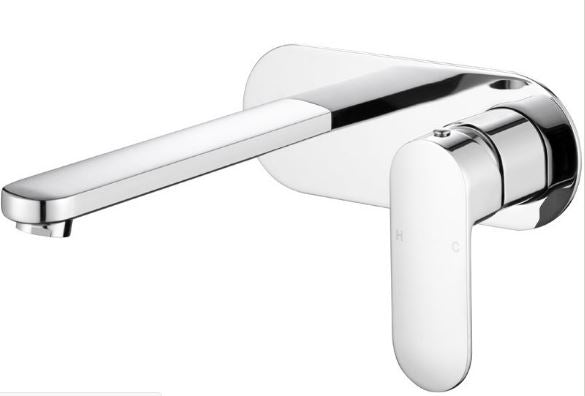 Bad Und Kuche Oval Wall Bath/Basin Mixer Set