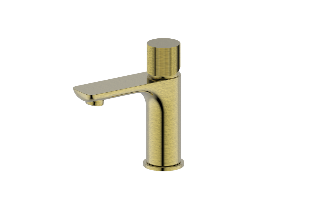 Bad Und Kuche QI Basin Mixer Brushed Gold