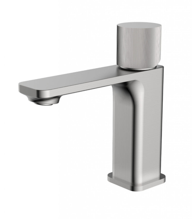 Bad Und Kuche QI Basin Mixer Brushed Nickel