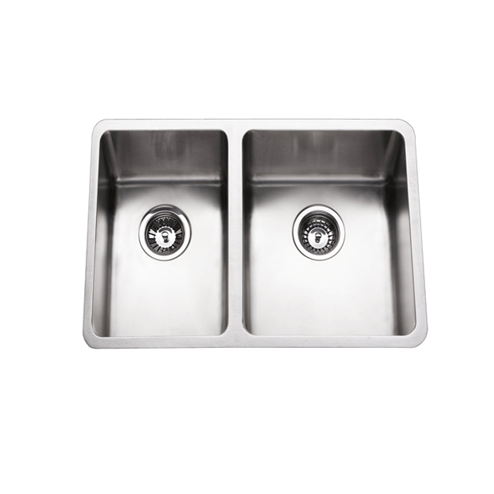 Bad Und Kuche Arcko Lux Under / Overmount 1.5 Bowl Sink Stainless Steel