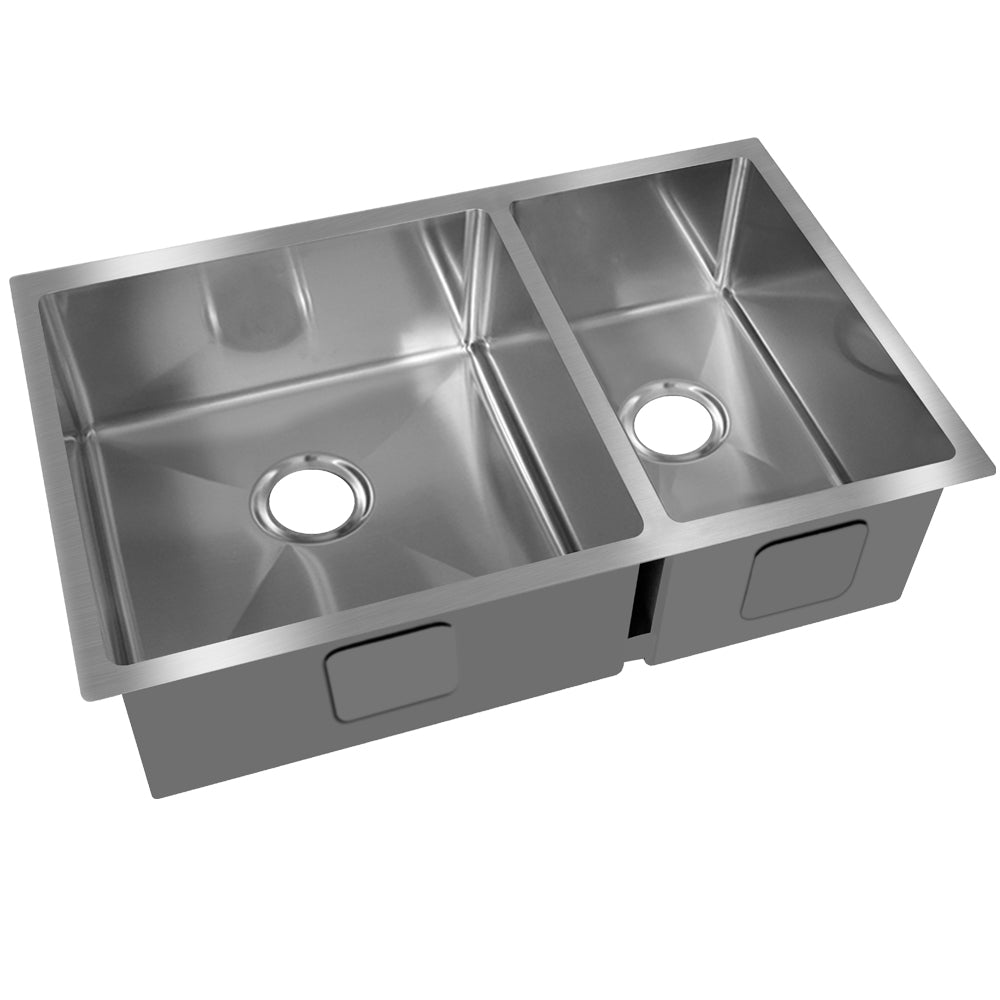 Bad Und Kuche Arcko Lux Under / Overmount 1.5 Bowl Sink Stainless Steel