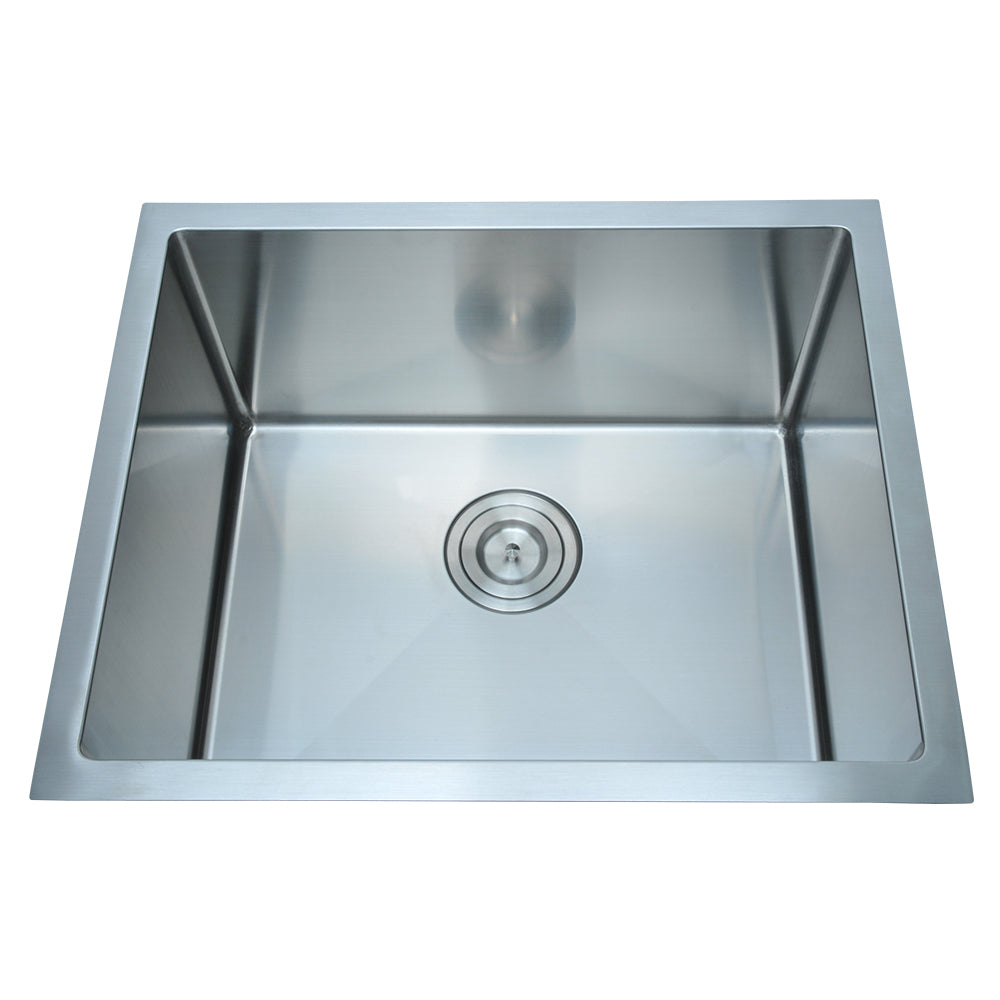 Bad Und Kuche Arcko Lux Under / Overmount Single Bowl Sink Stainless Steel