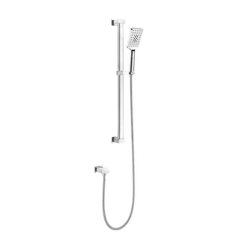 Bad Und Kuche Rund Brass Shower On Rail Chrome