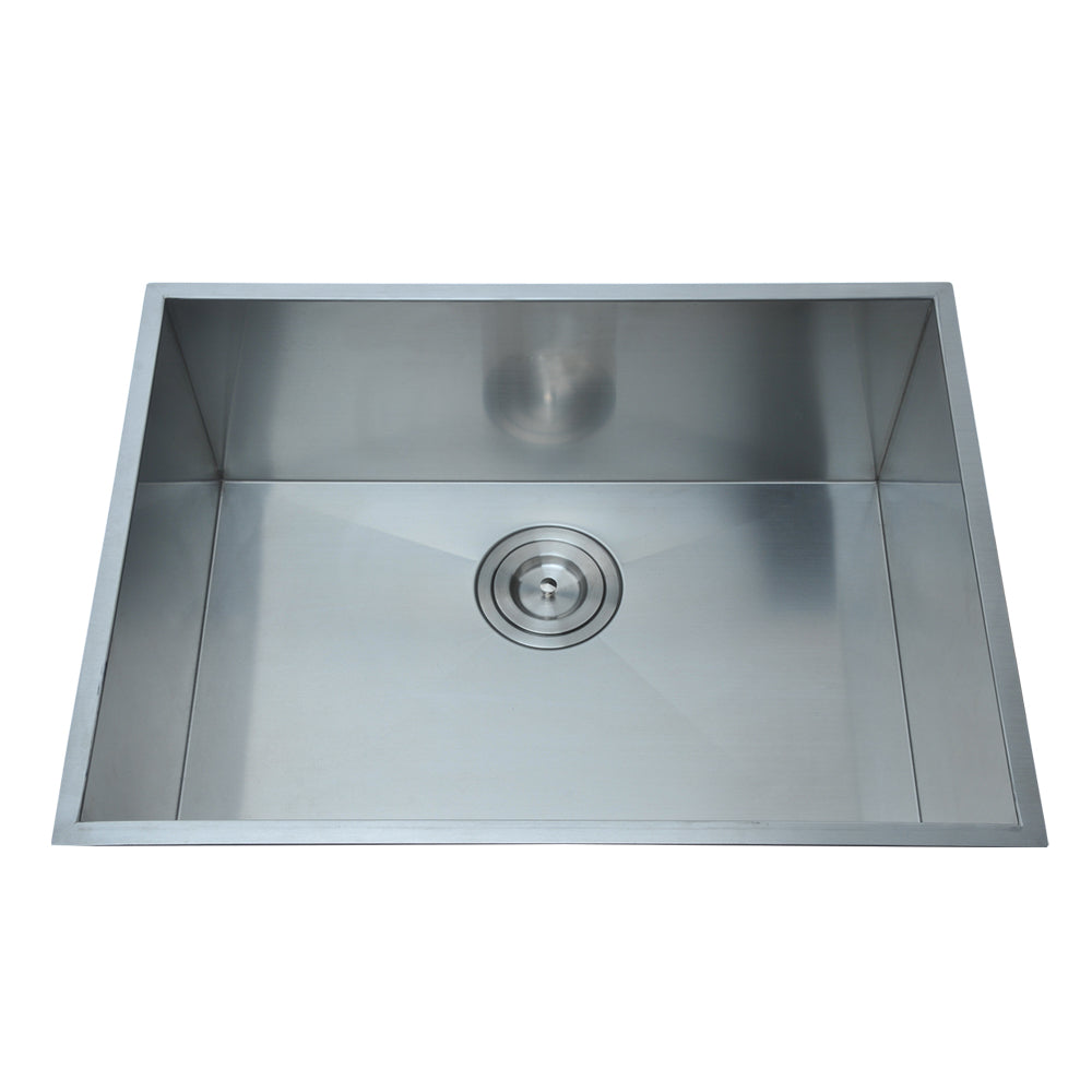 Bad Und Kuche Quad Lux Under / Overmount Single Bowl Sink Stainless Steel