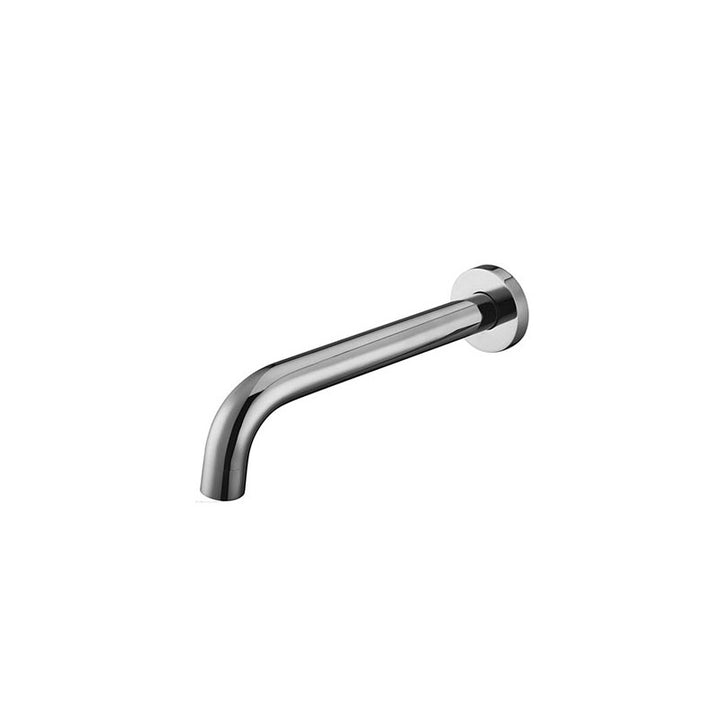 Bad Und Kuche Eckig Round Curved Basin/Bath Spout Brushed Nickel