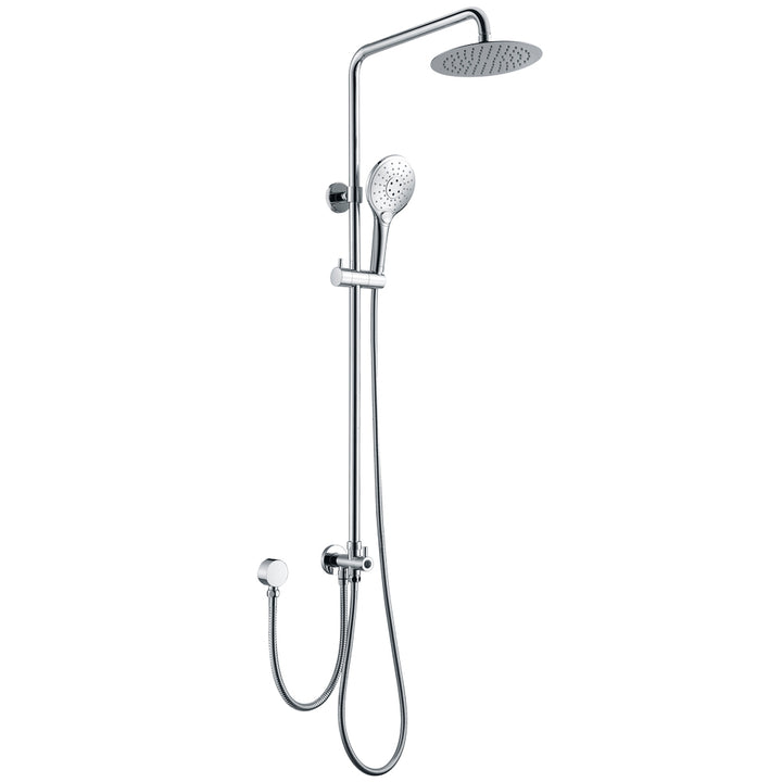 Bad Und Kuche Rund Multifunction Sliding Shower With Overhead Rain Shower