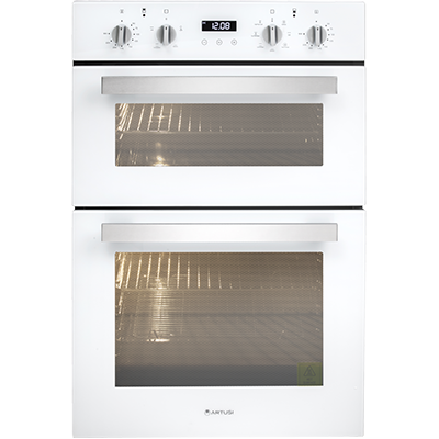 Artusi 60cm Built-In Double Wall Oven White