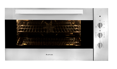 Artusi 90cm 100L Built-In Elec Oven W/ 9 Functions & Timer Stainless Steel