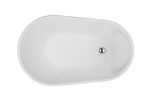 Decina Cosmo 1300 Soaker Freestanding Bath - White