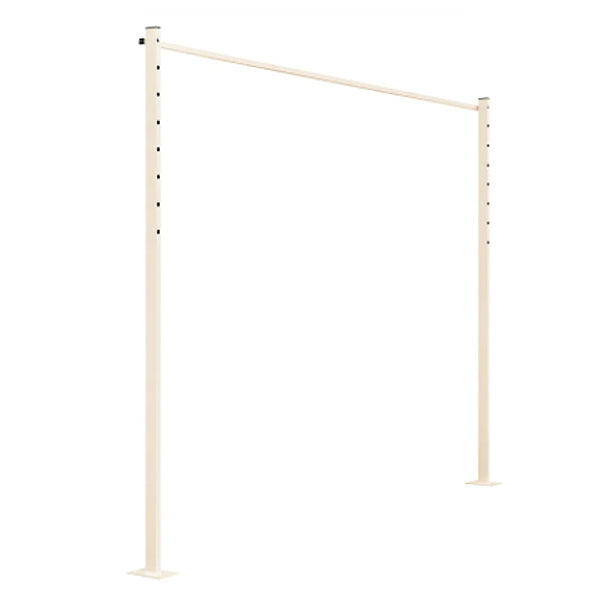 Austral Clotheslines 2.4M Ground Mount Kit Plated - Hard Surface Installation Classic Cream