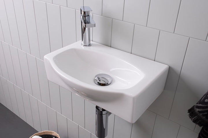 ADP Humphrey Semi-Recessed Wall Basin Semi Recessed Basins Gloss White