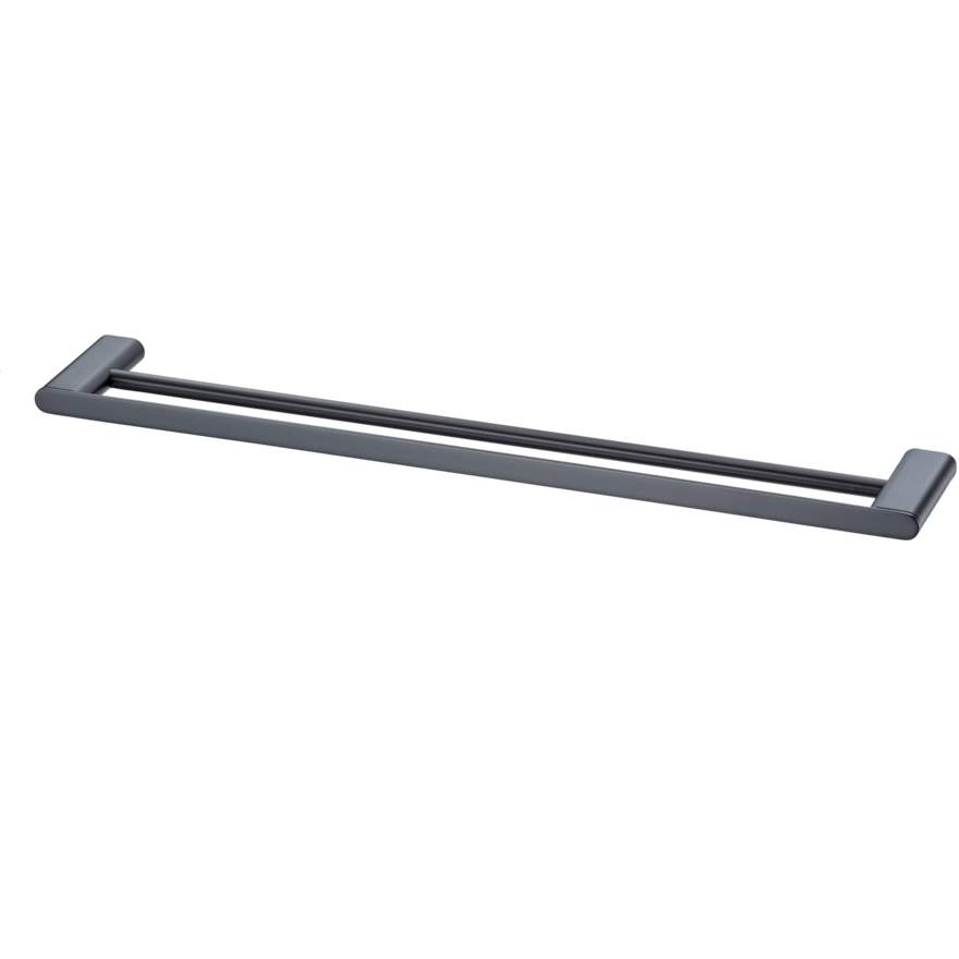 Oliveri Madrid Towel Rail Double 600mm Matt Black