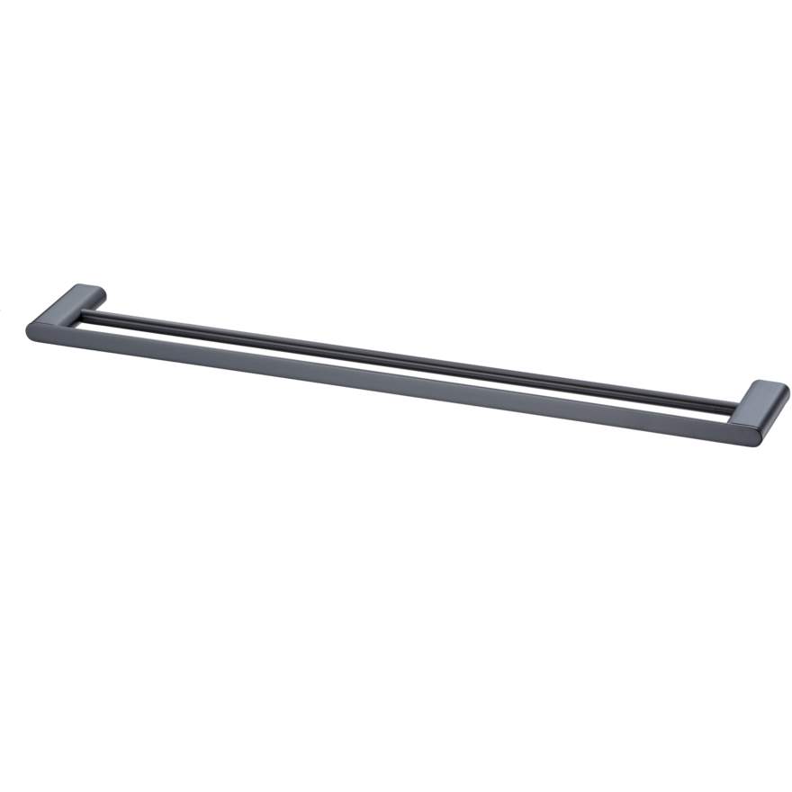 Oliveri Madrid Towel Rail Double 800mm Matt Black