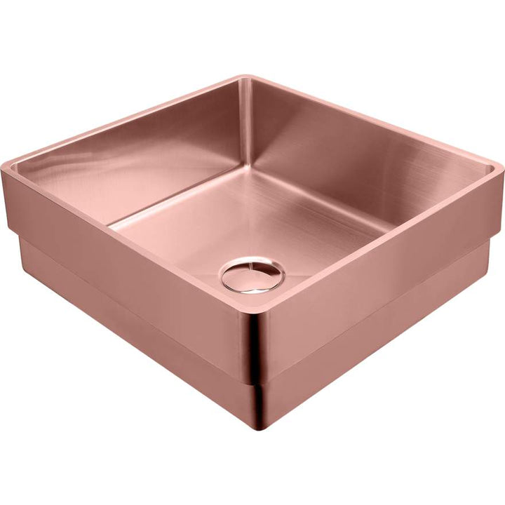 Oliveri Milan MI50CU Rectangular Stainless Steel Copper Basin