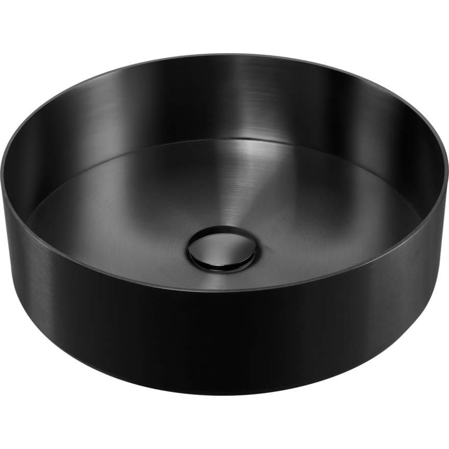 Oliveri Milan MI71BK Round Stainless Steel Black Basin