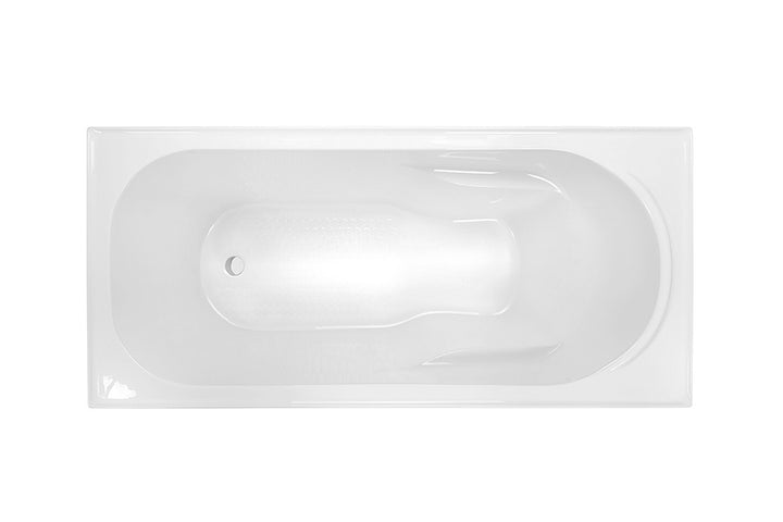 Decina Modena 1800 Inset Shower Bath - White
