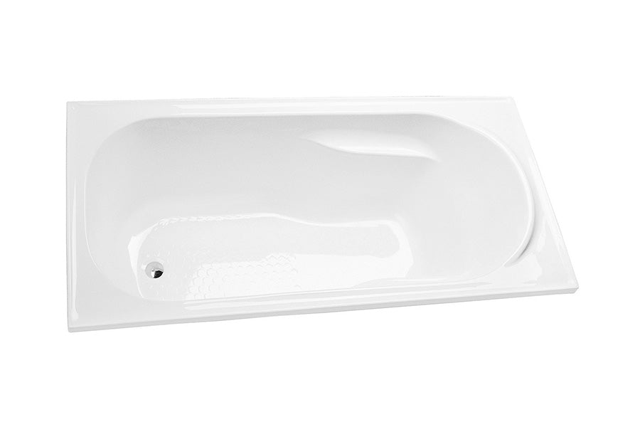 Decina Modena 1800 Inset Shower Bath - White