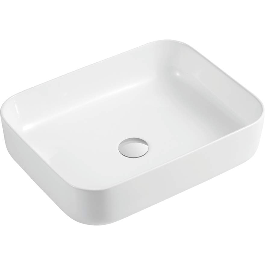 Oliveri Naples Rectangle Basin White