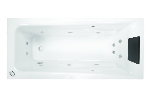 Decina Novara 1525 Contour Spa Bath - Sensa Touch - 12 Jet