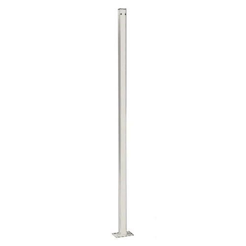 Austral Clotheslines Retractaway Post Plated - Hard Surface Installation Classic Cream