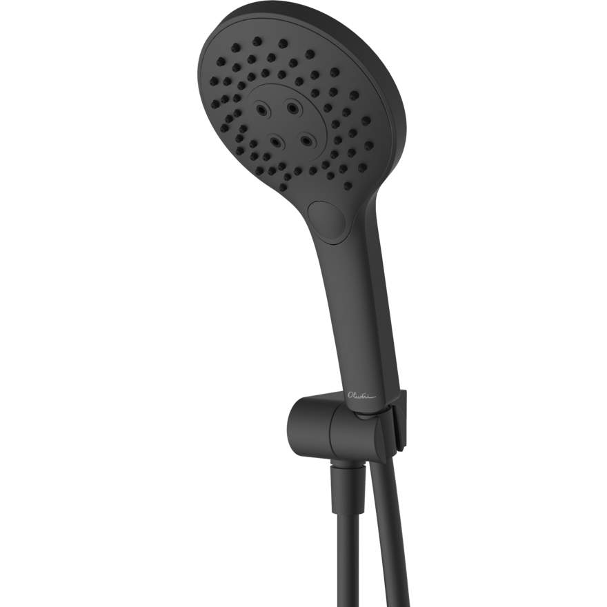 Oliveri Rome Bracket Shower Matt Black