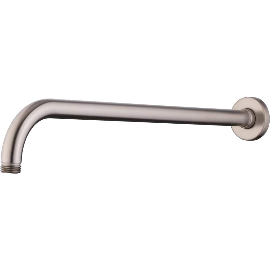 Oliveri Rome Angled Wall Arm Round Brushed Nickel