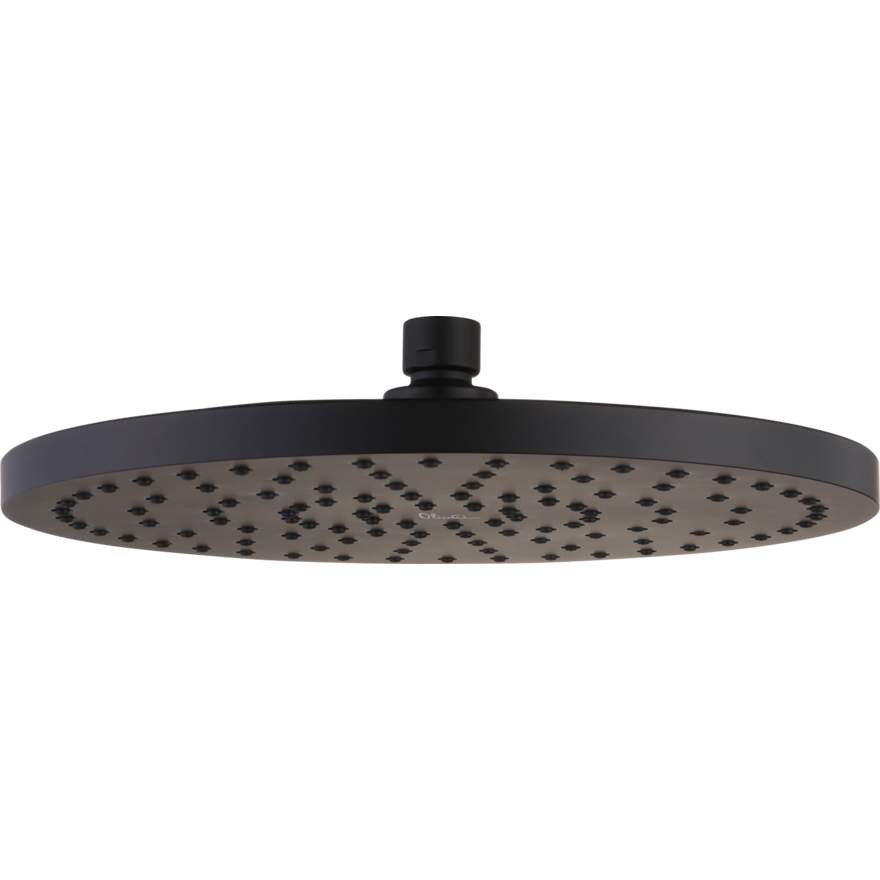 Oliveri Rome Shower Rose Round Matt Black