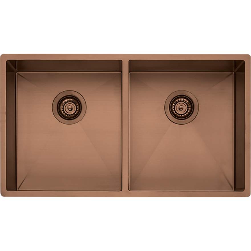 Oliveri Spectra SB63CU Double Bowl Copper Sink